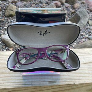 RAY-BAN WAYFARER RB 5184 5408 PURPLE AUTHENTIC EYEGLASSES RX 50-18-145 MM